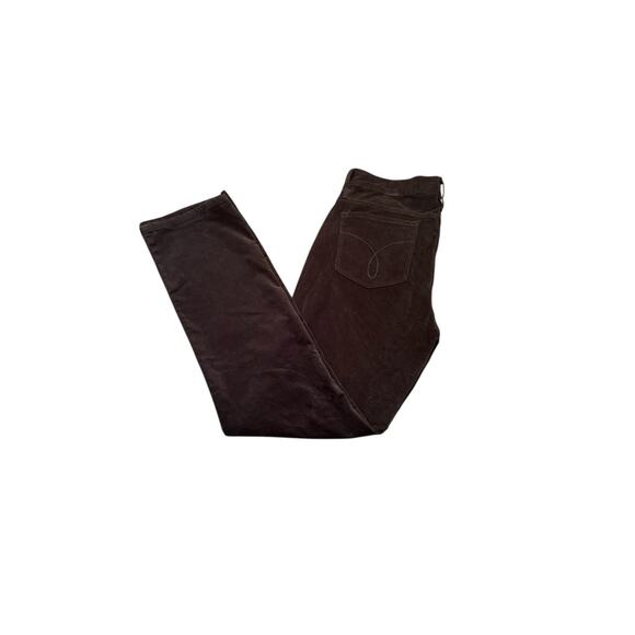 Calvin Klein Jeans 8 Gray Corduroy Straight Leg Mid Rise Retro Revival Classic - Picture 6 of 8